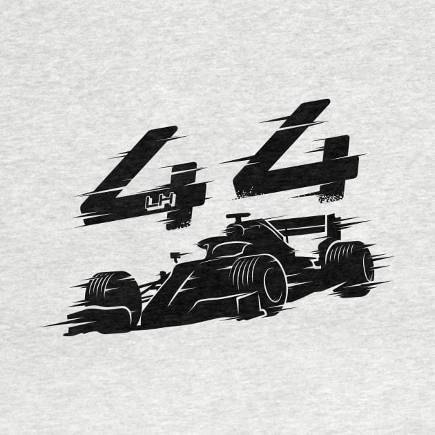 We Race On! 44 [Black] by DCLawrenceUK